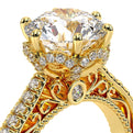 Venetian-5052r-14k Yellow Gold Round