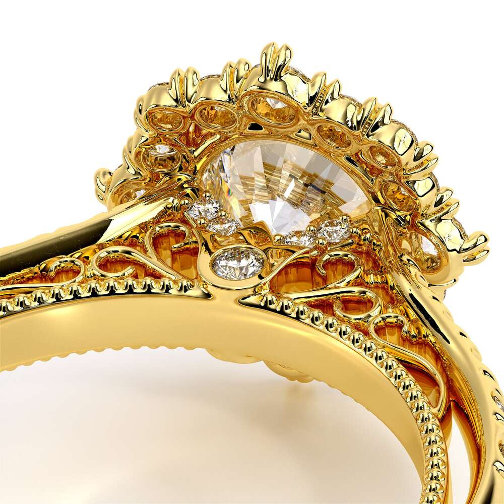 Venetian-5083r-14k Yellow Gold Round