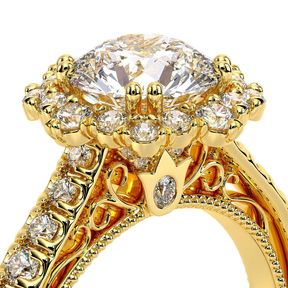 Venetian-5083r-18k Yellow Gold Round