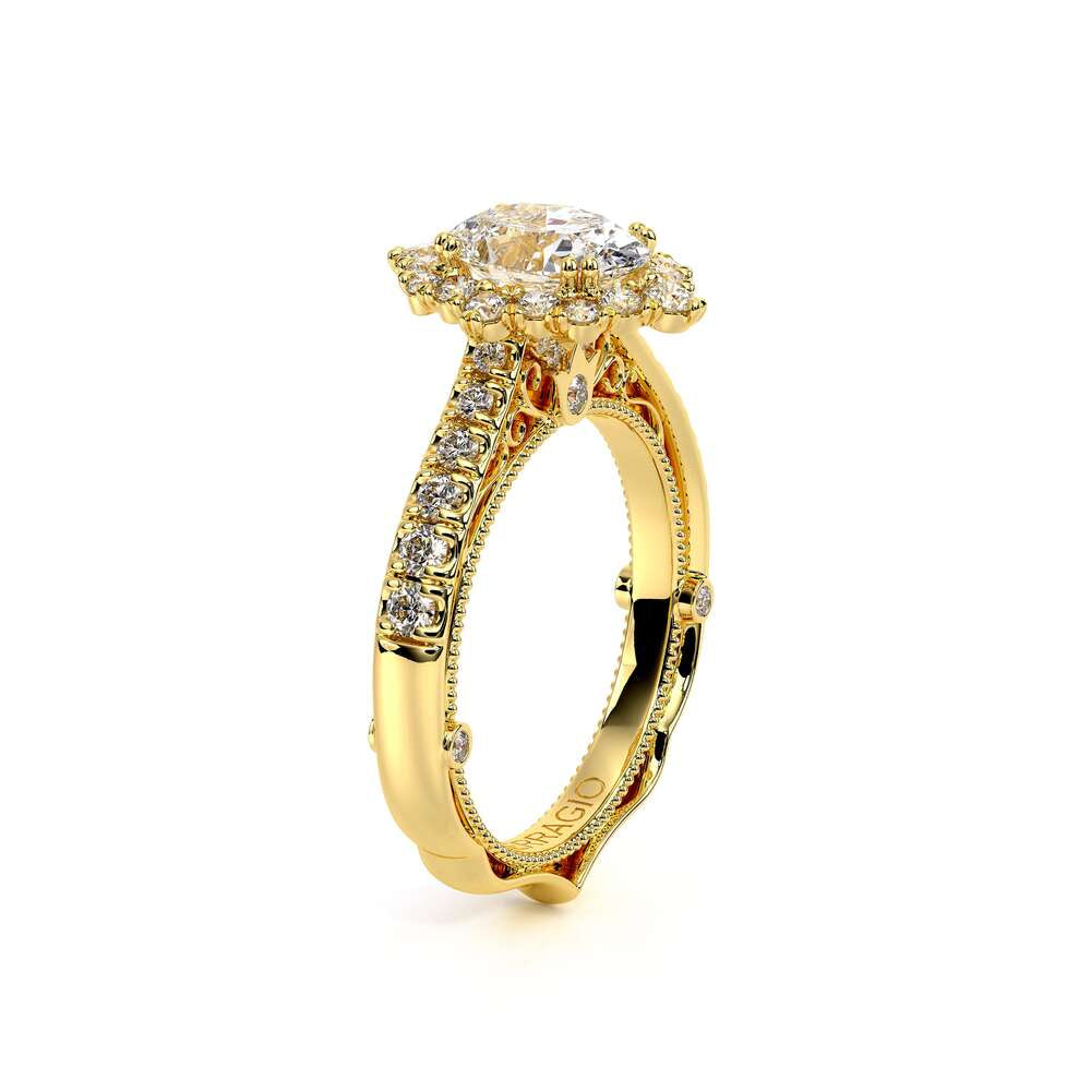 Venetian-5083ov-18k Yellow Gold Oval