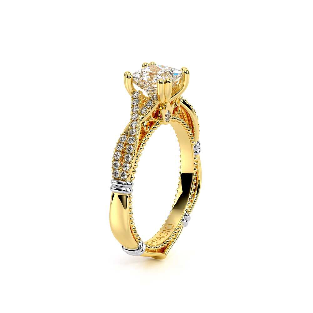 Parisian-105p-14k Yellow Gold Princess