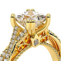 Parisian-105p-14k Yellow Gold Princess