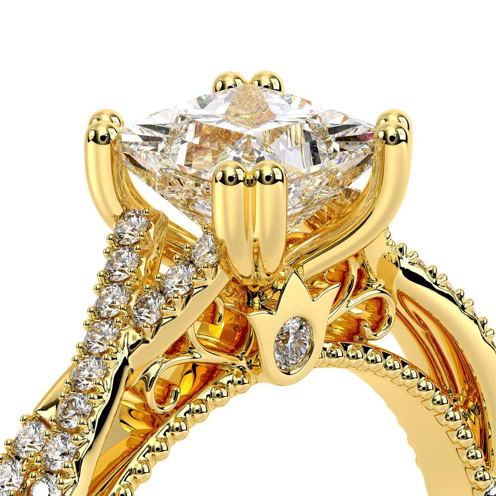 Parisian-105p-14k Yellow Gold Princess