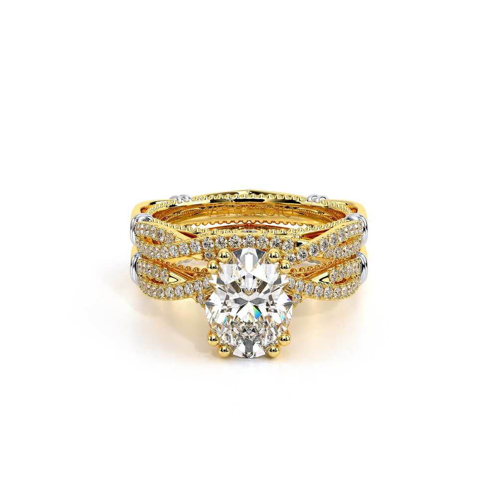 Parisian-105ov-18k Yellow Gold Oval