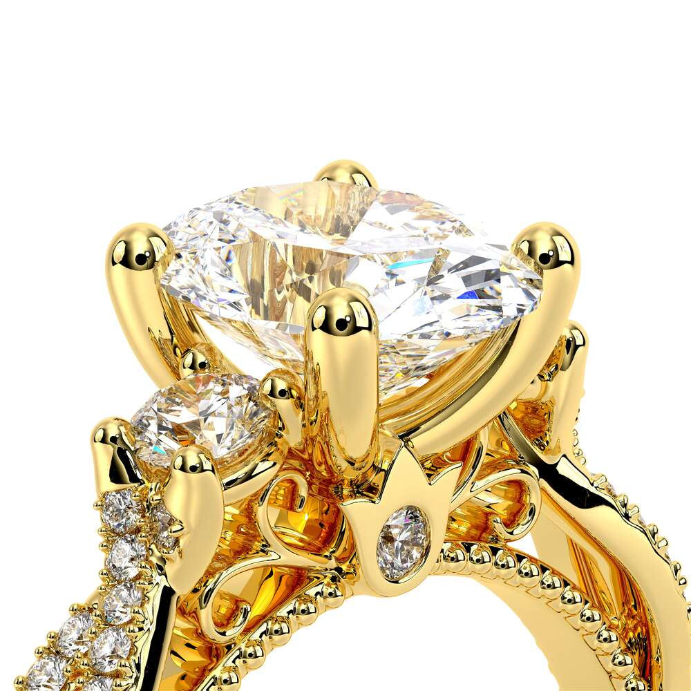 Parisian-129ov-14k Yellow Gold Oval