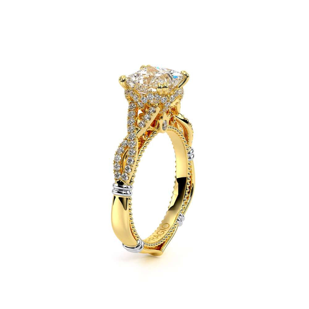 Parisian-153p-14k Yellow Gold Princess