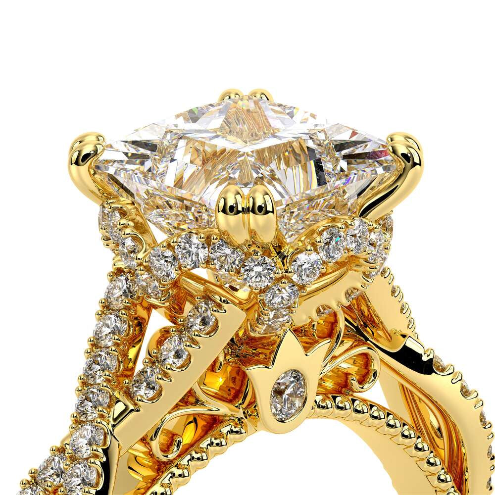 Parisian-153p-14k Yellow Gold Princess