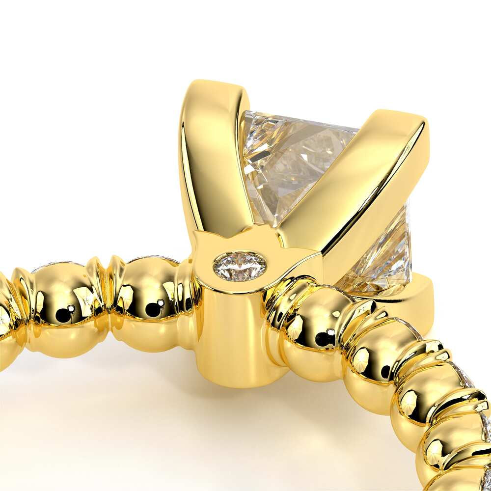 Renaissance-950P27-14K Yellow Gold Princess