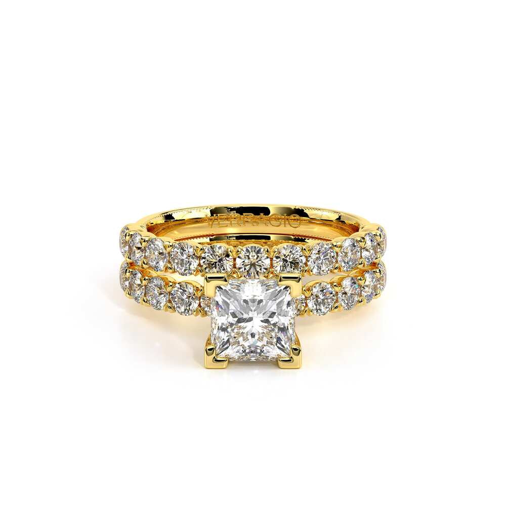 Renaissance-950P27-18K Yellow Gold Princess