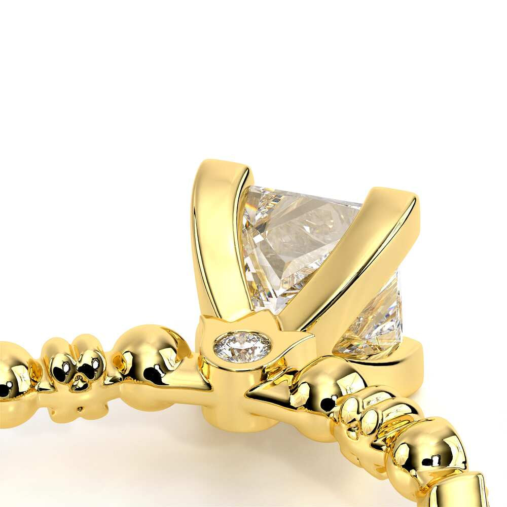 Renaissance-973-P-14k Yellow Gold Princess