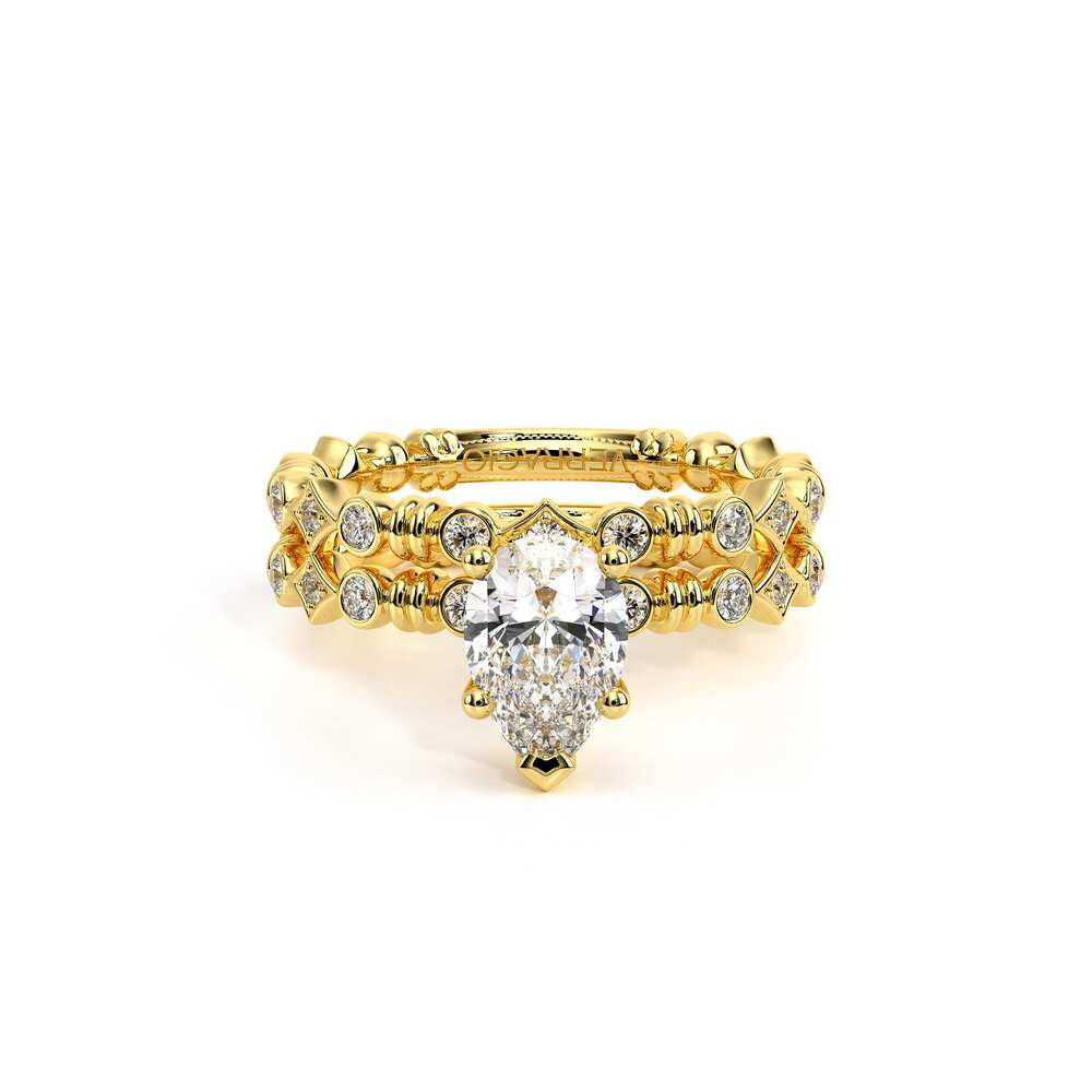 Renaissance-973-Pear-18k Yellow Gold Pear
