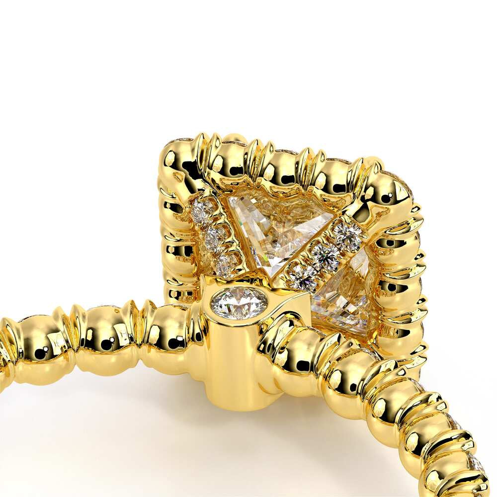Renaissance-954P18-14K Yellow Gold Princess