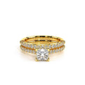 Renaissance-955P17-18K Yellow Gold Princess