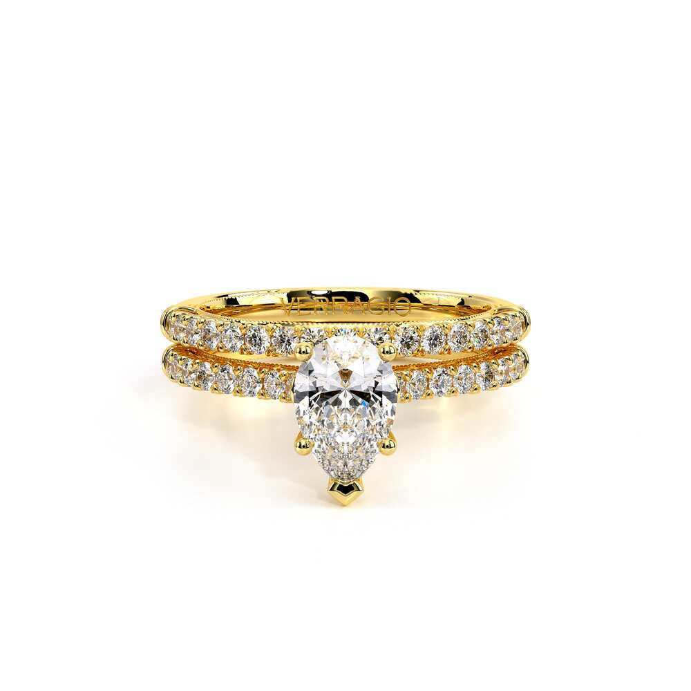 Renaissance-955PEAR17-14K Yellow Gold Pear