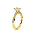 Renaissance-955OV17-18K Yellow Gold Oval