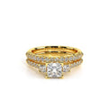 Renaissance-956P15-14K Yellow Gold Princess