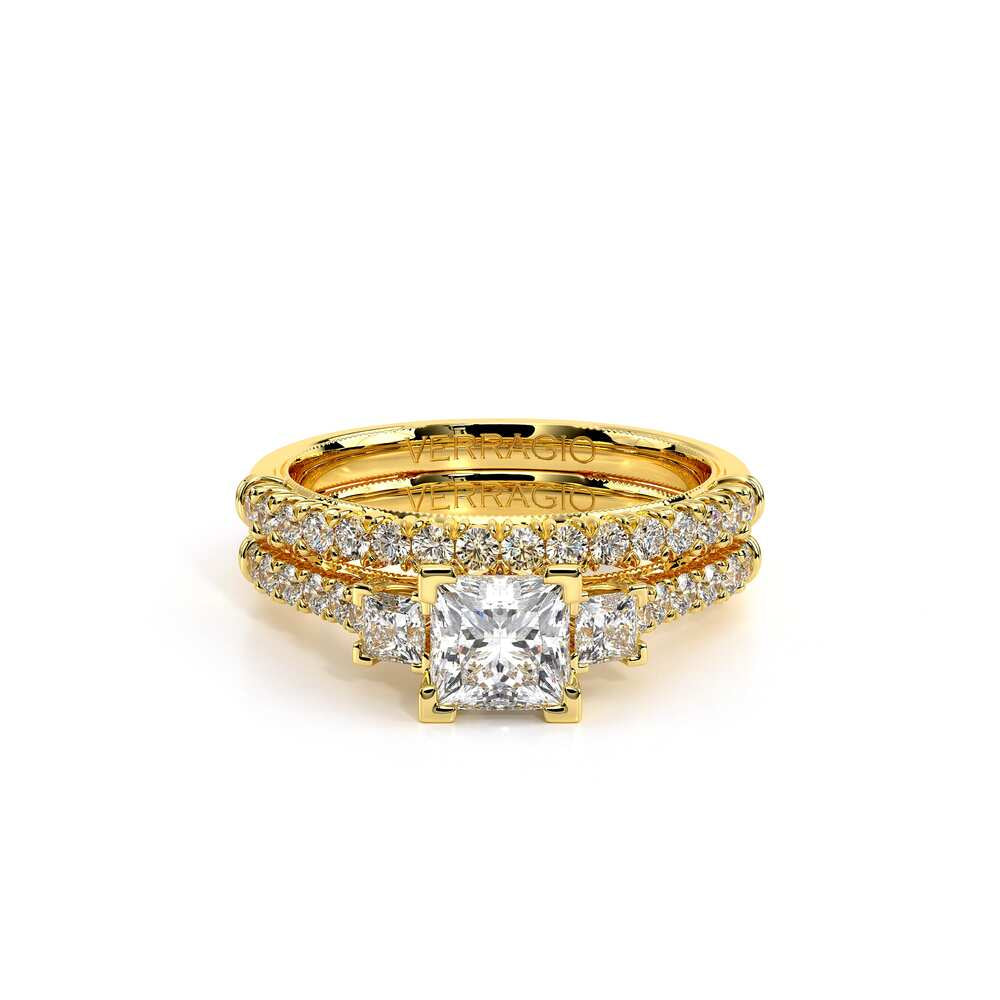 Renaissance-956P15-14K Yellow Gold Princess