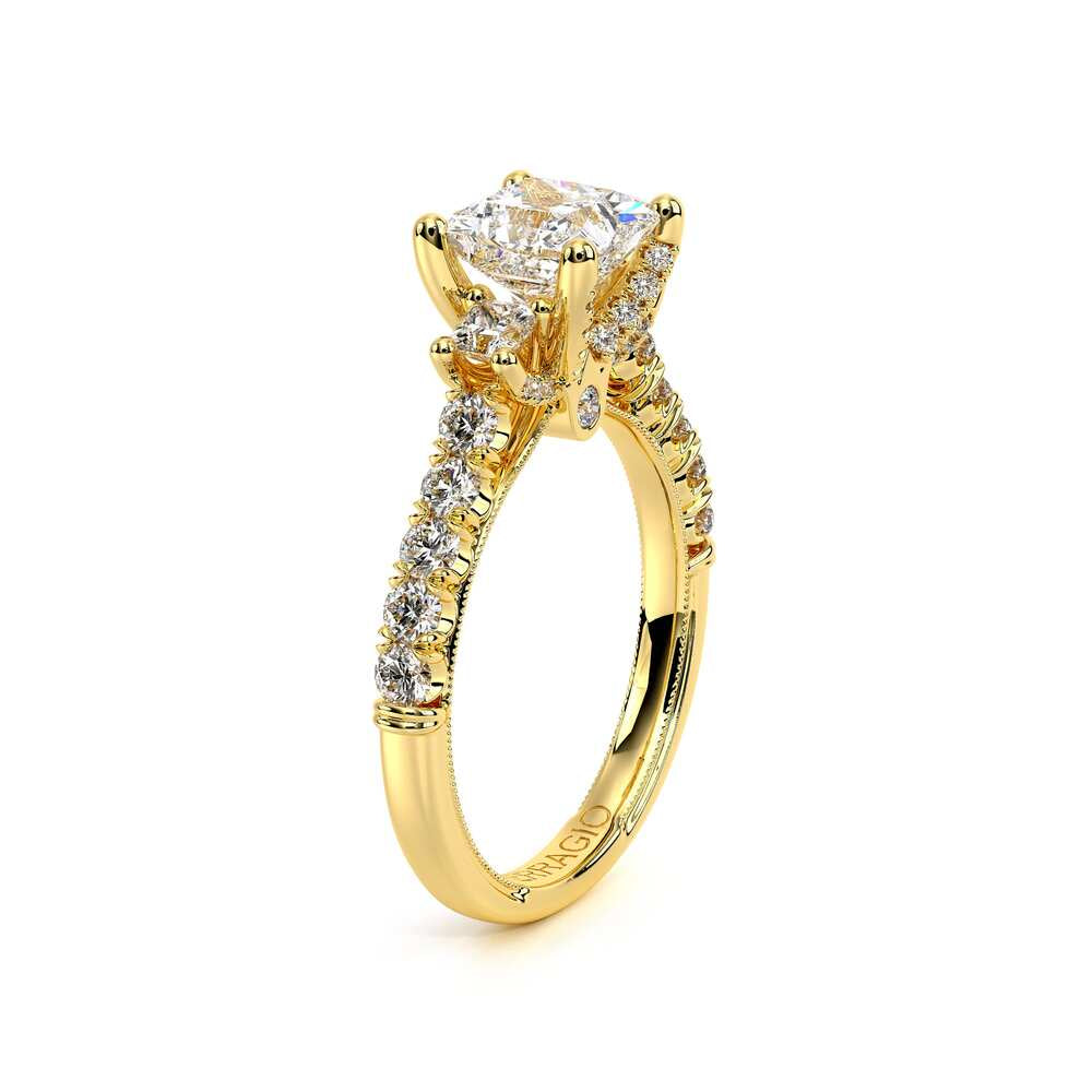 Renaissance-958P27-14K Yellow Gold Princess