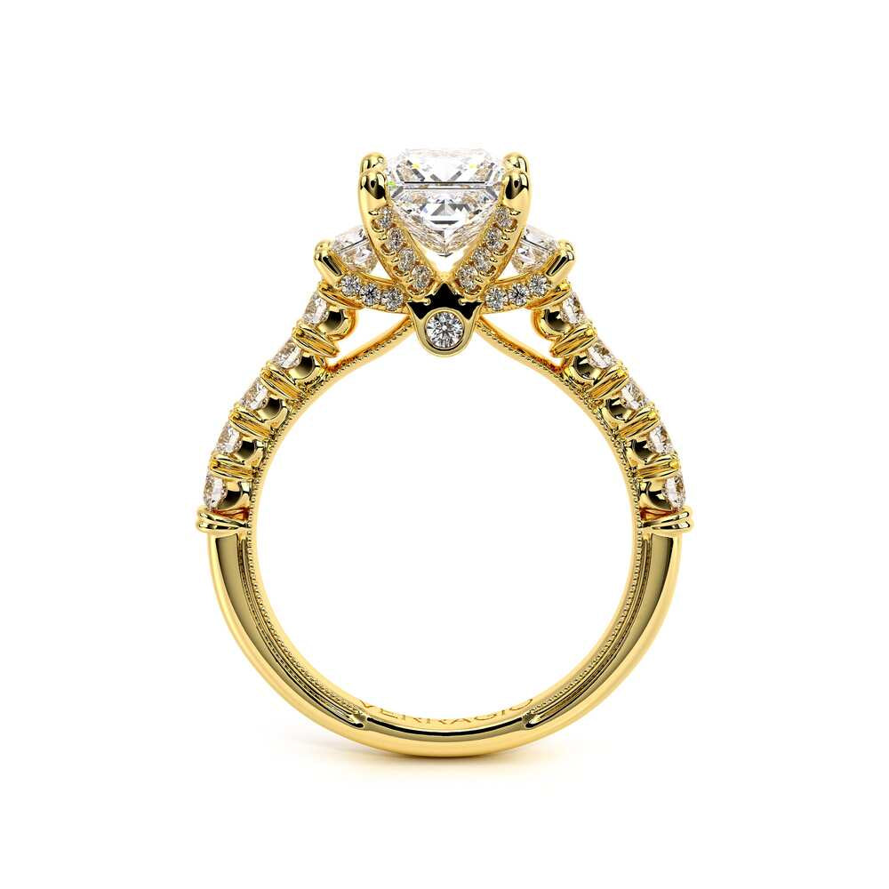 Renaissance-958P27-14K Yellow Gold Princess