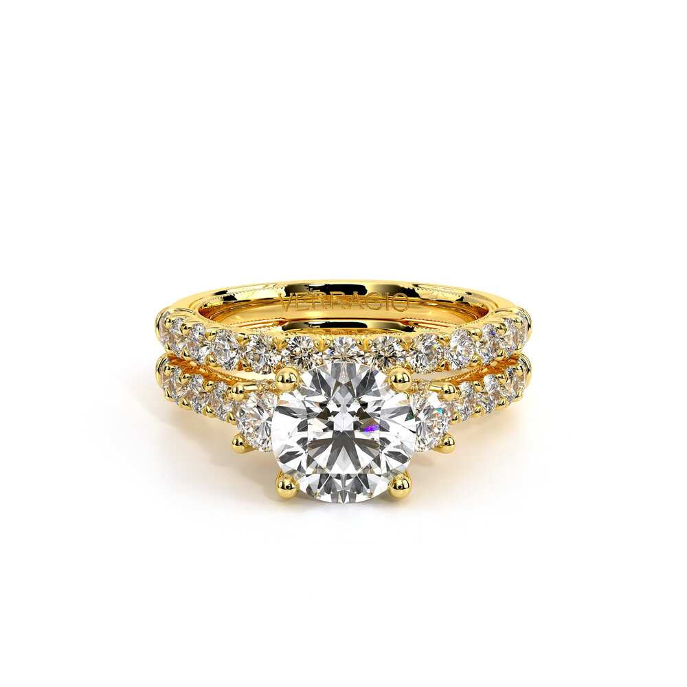 Renaissance-958R27-18K Yellow Gold Round