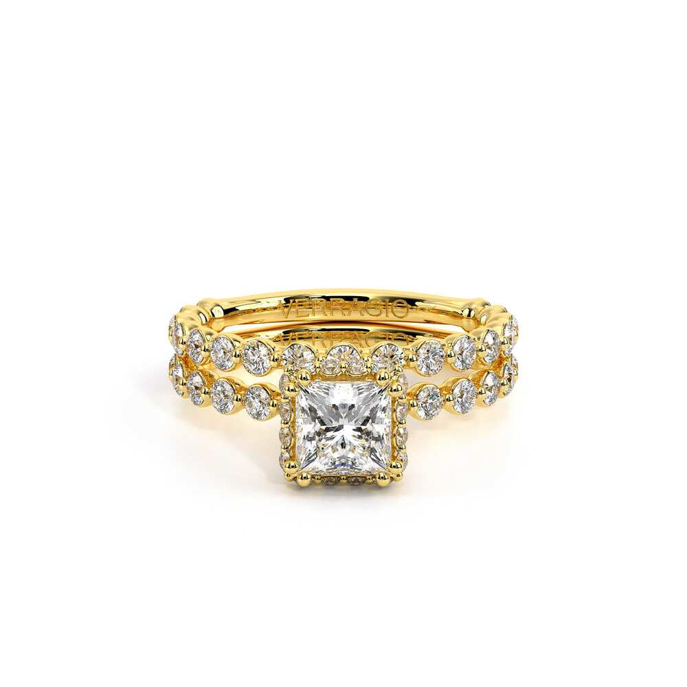 Renaissance-984P20-18K Yellow Gold Princess