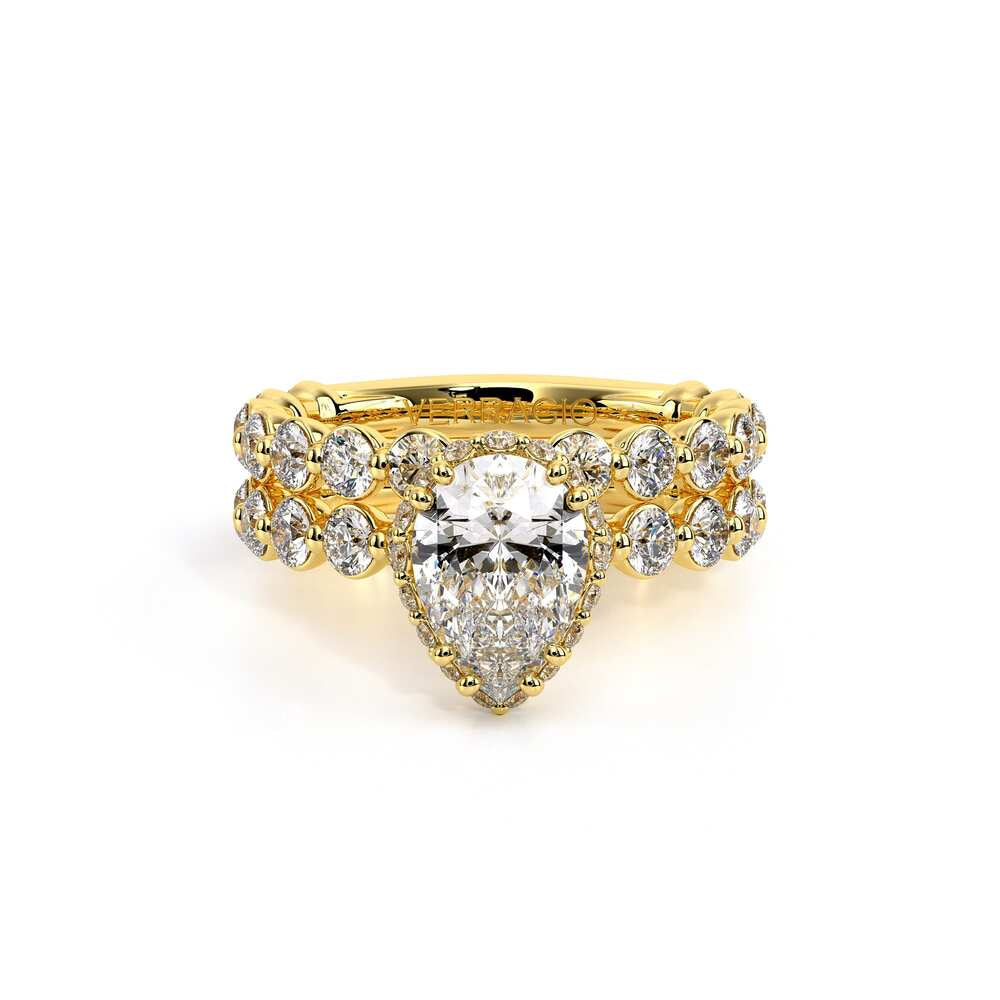 Renaissance-984PEAR25-18K Yellow Gold Pear