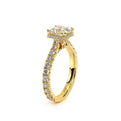Renaissance-985P22-18K Yellow Gold Princess