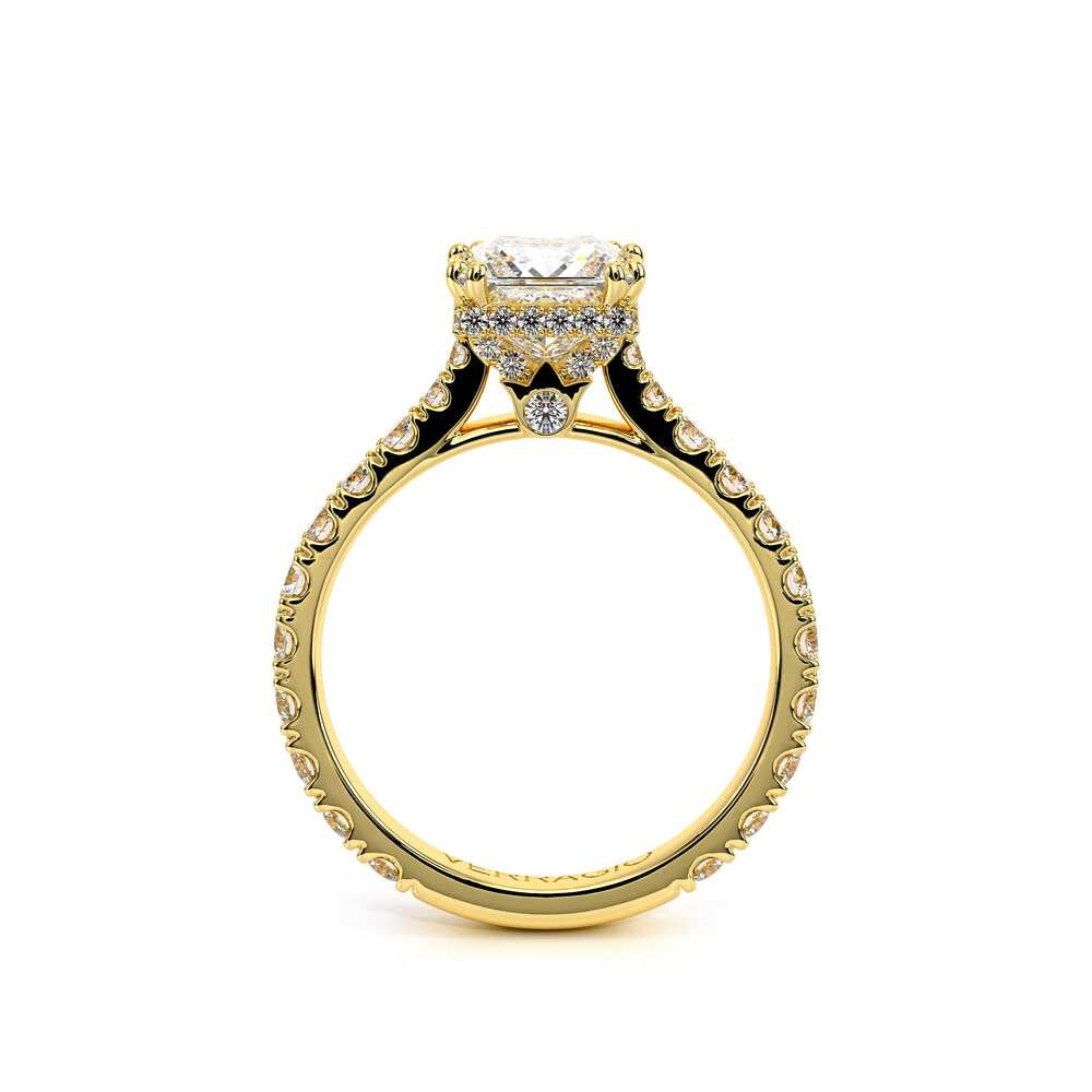 Renaissance-985P22-14K Yellow Gold Princess