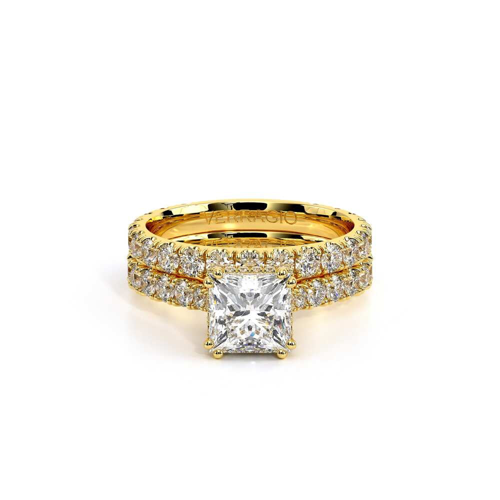 Renaissance-985P22-14K Yellow Gold Princess