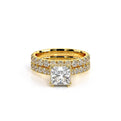 Renaissance-985P22-18K Yellow Gold Princess