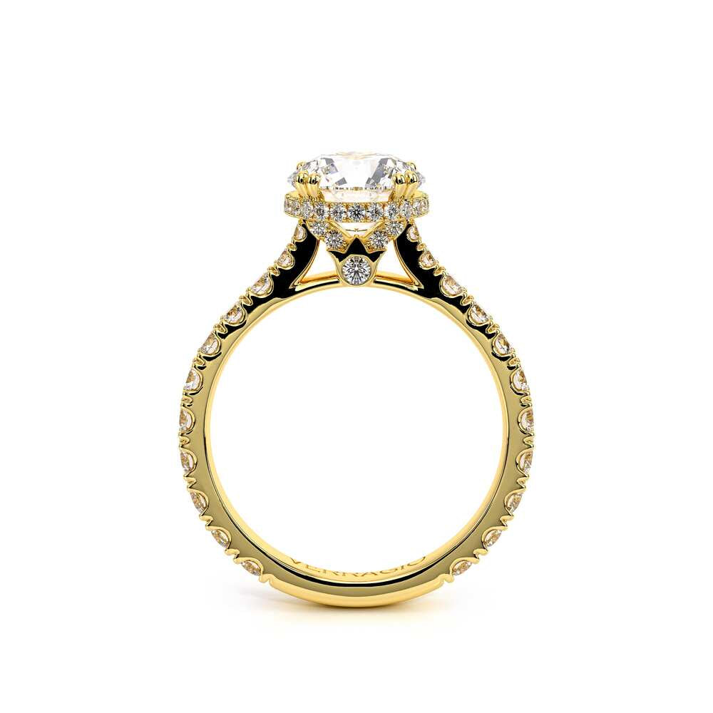 Renaissance-985R22-18K Yellow Gold Round