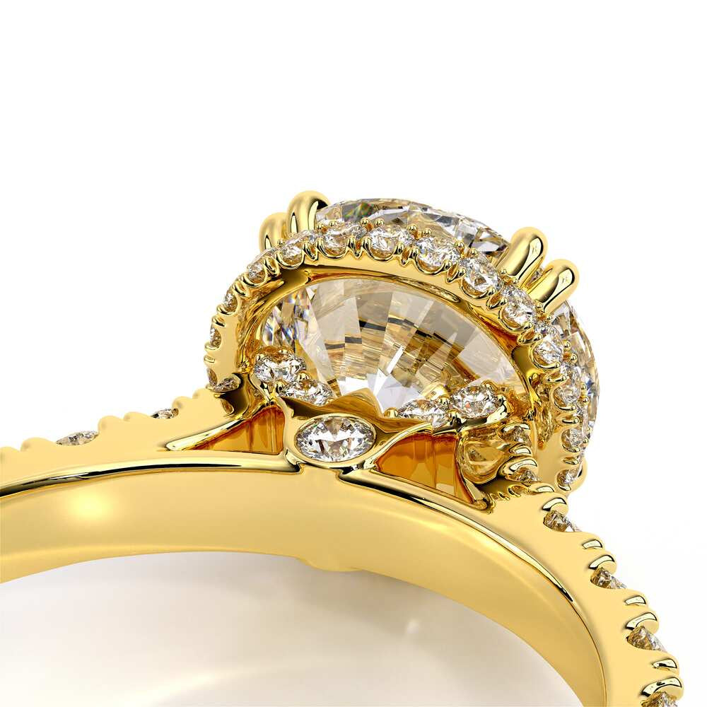 Renaissance-985R22-18K Yellow Gold Round