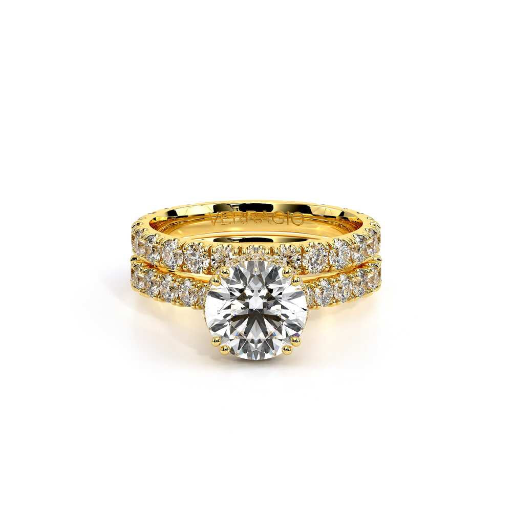 Renaissance-985R22-18K Yellow Gold Round