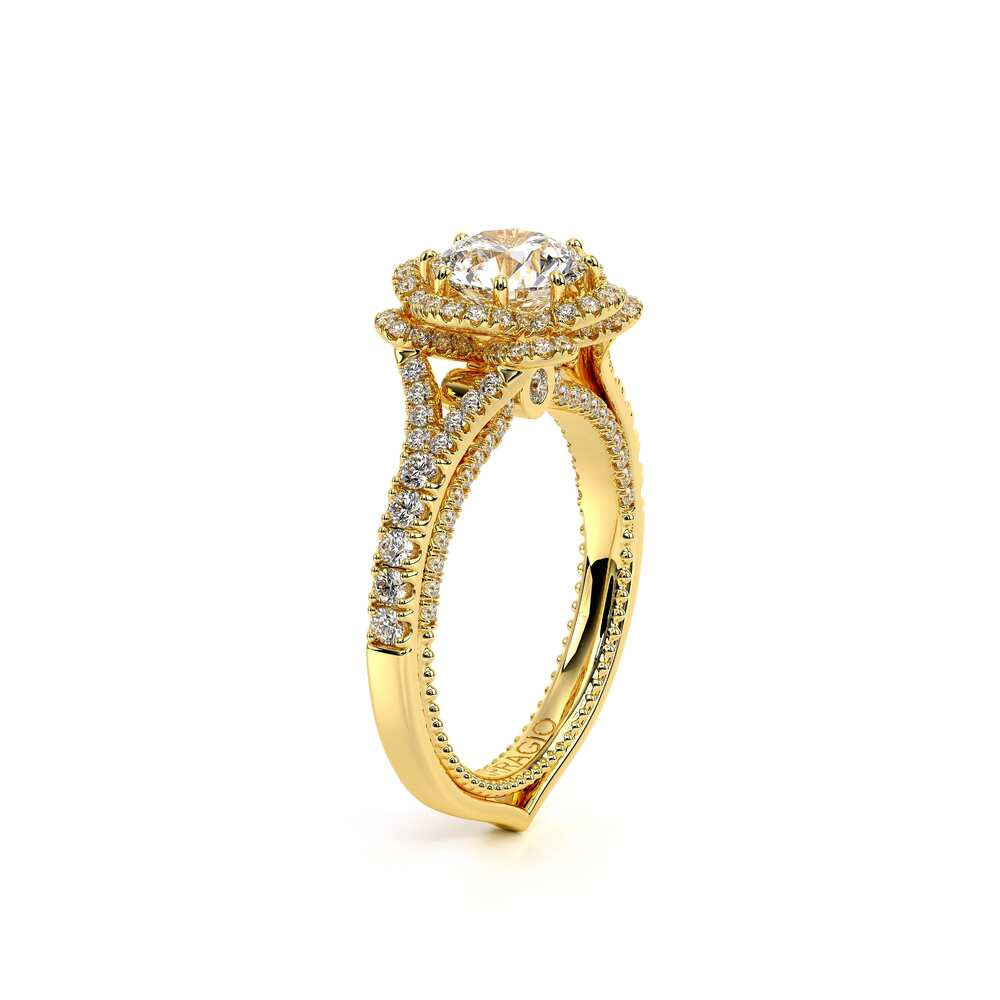 Couture-0444-14k Yellow Gold Round