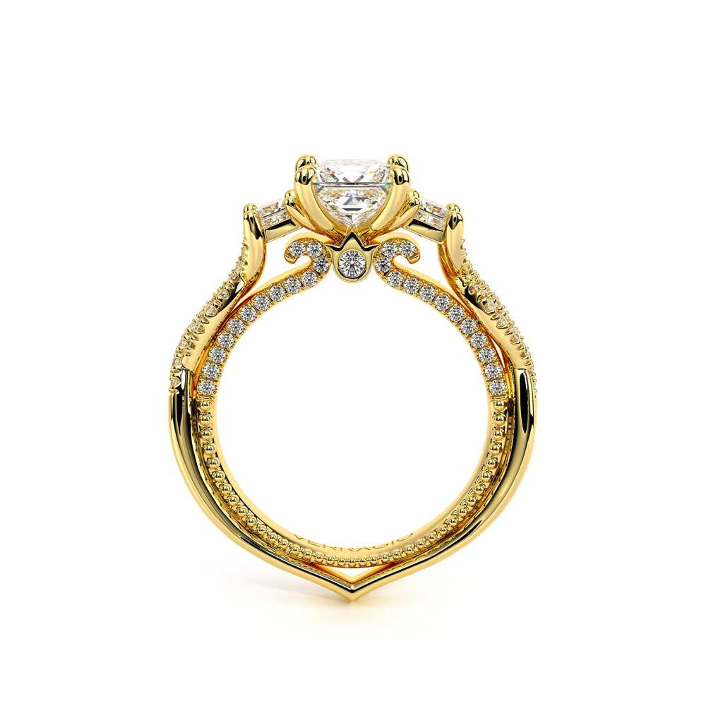 Couture-0450p-14k Yellow Gold Princess