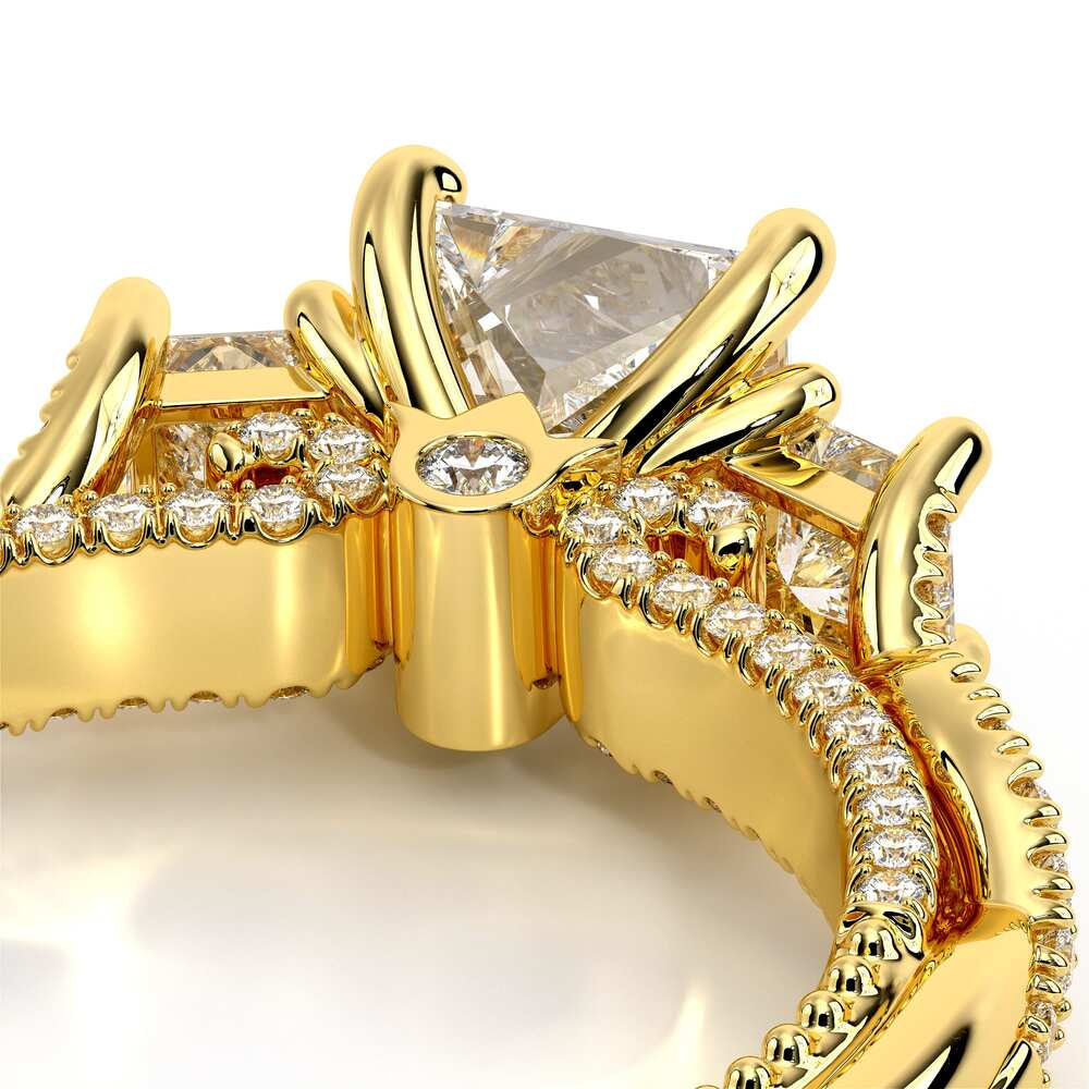 Couture-0450p-14k Yellow Gold Princess
