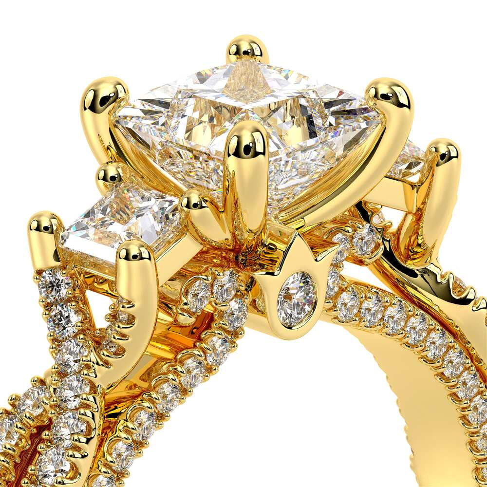 Couture-0450p-14k Yellow Gold Princess