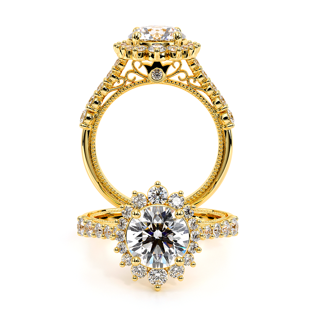Verragio Halo Round Engagement Ring