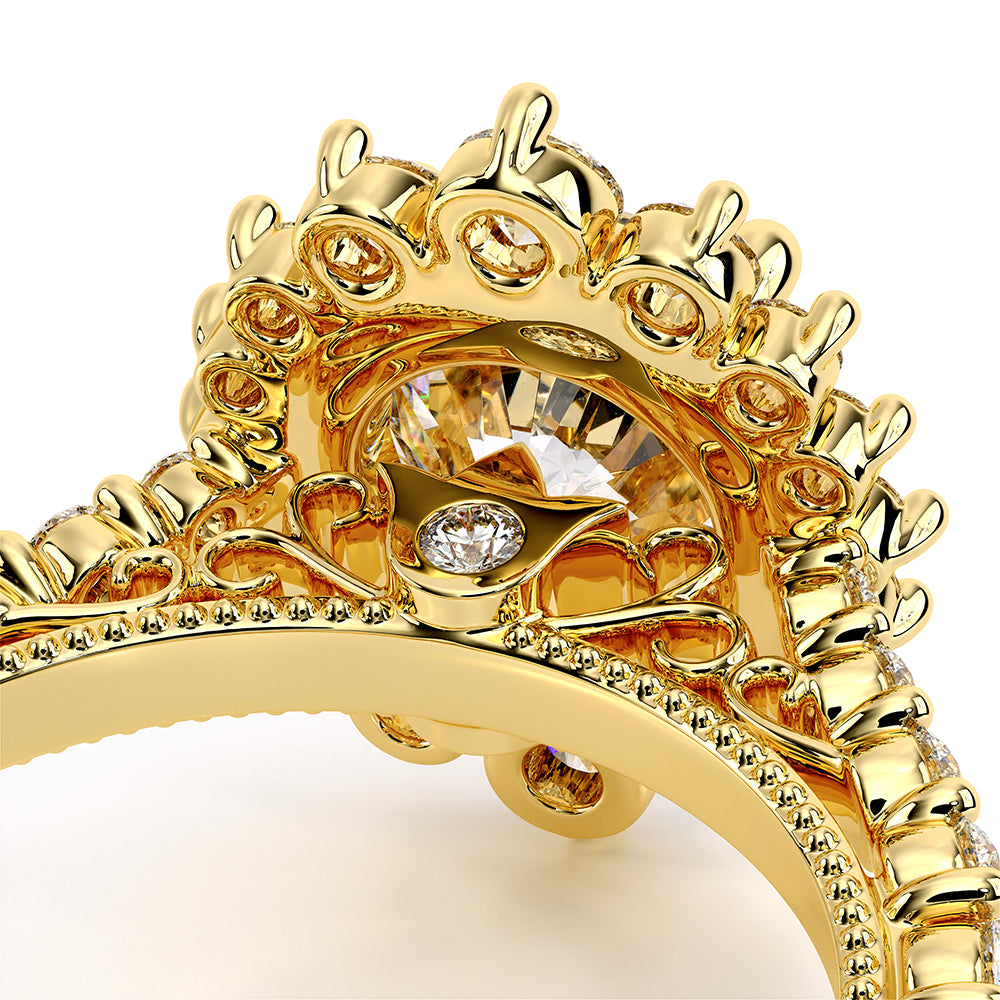 Venetian-5084r-18k Yellow Gold Round
