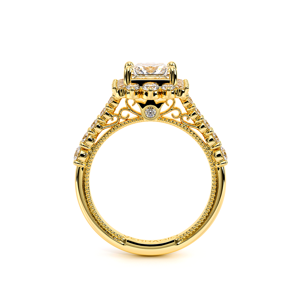 Verragio Halo Princess Engagement Ring