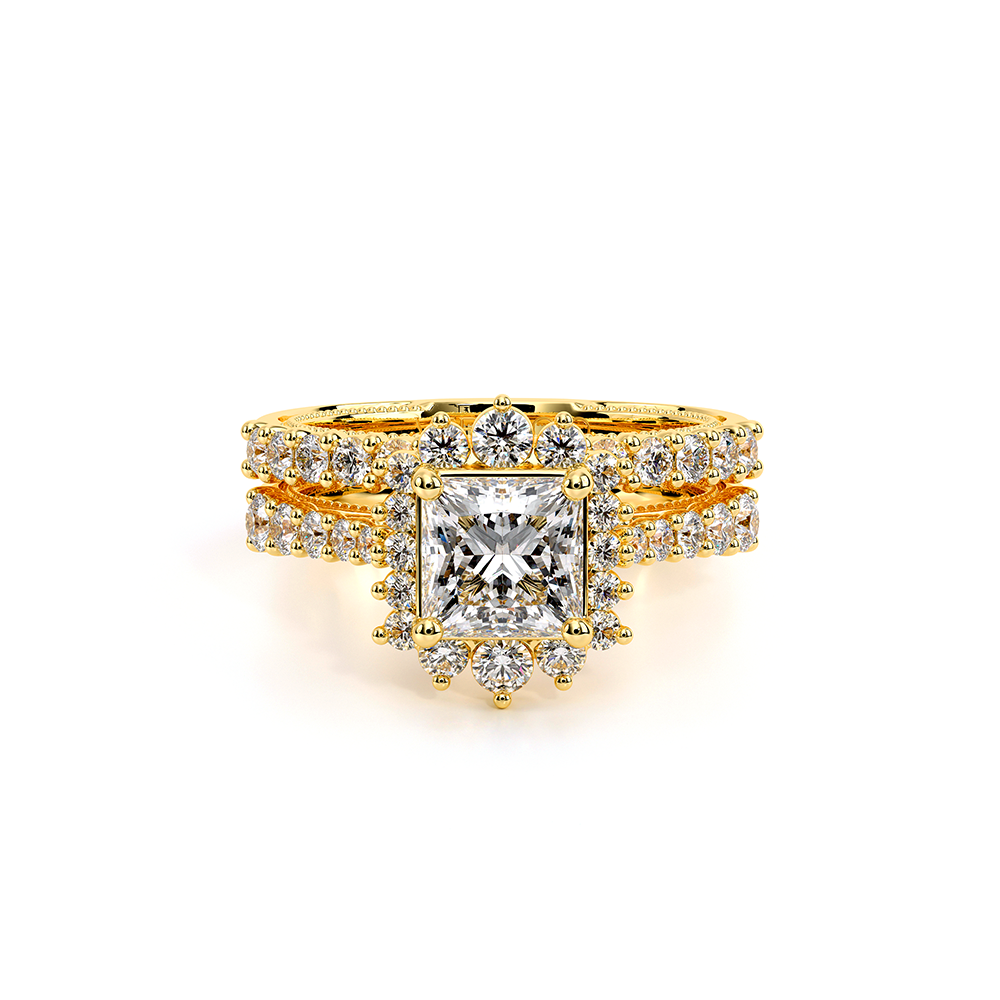 Verragio Halo Princess Engagement Ring