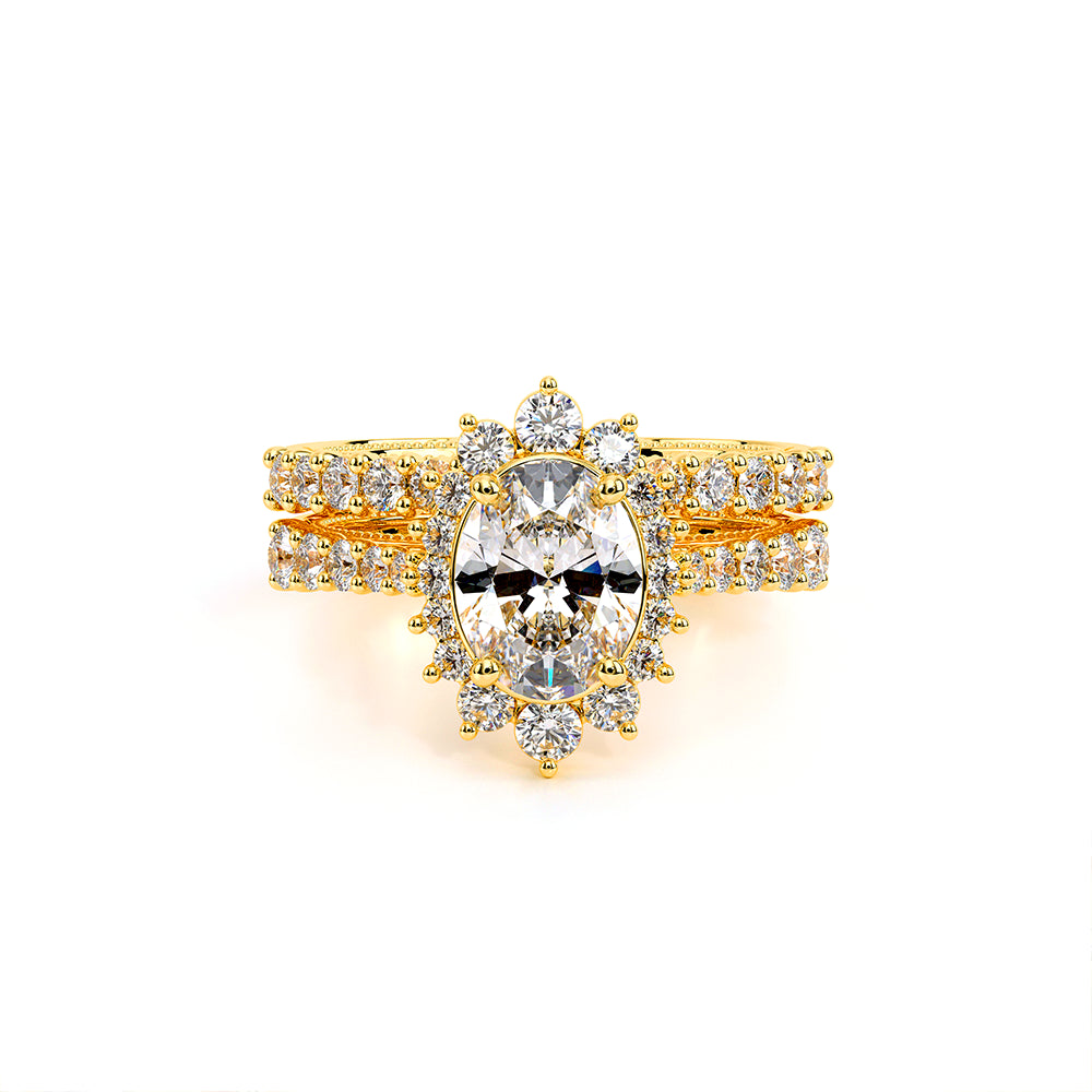 Venetian-5084ov-18k Yellow Gold Oval