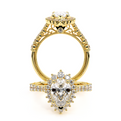 Verragio Halo Pear Engagement Ring