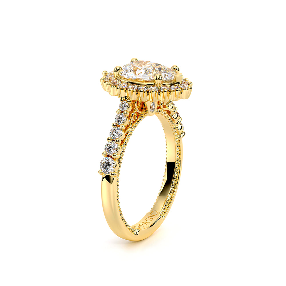 Venetian-5084pear-18k Yellow Gold Pear