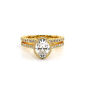 Insignia-7109ov-18k Yellow Gold Oval