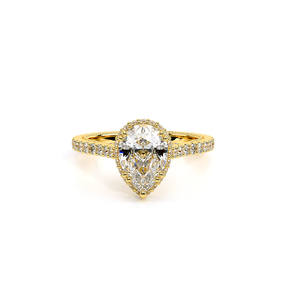 Verragio Halo Pear Engagement Ring