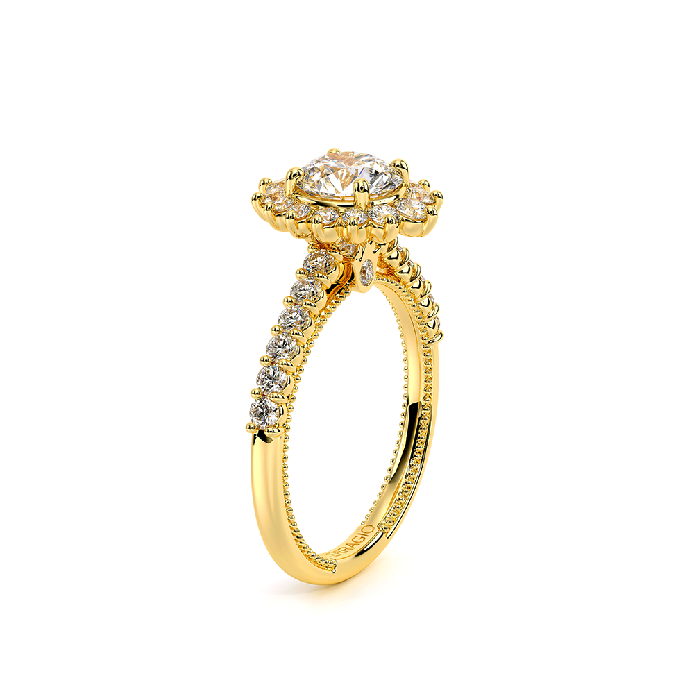 Verragio Halo Round Engagement Ring