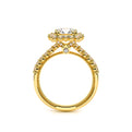 Renaissance-986CU-18K Yellow Gold Cushion
