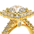Renaissance-986CU-14K Yellow Gold Cushion