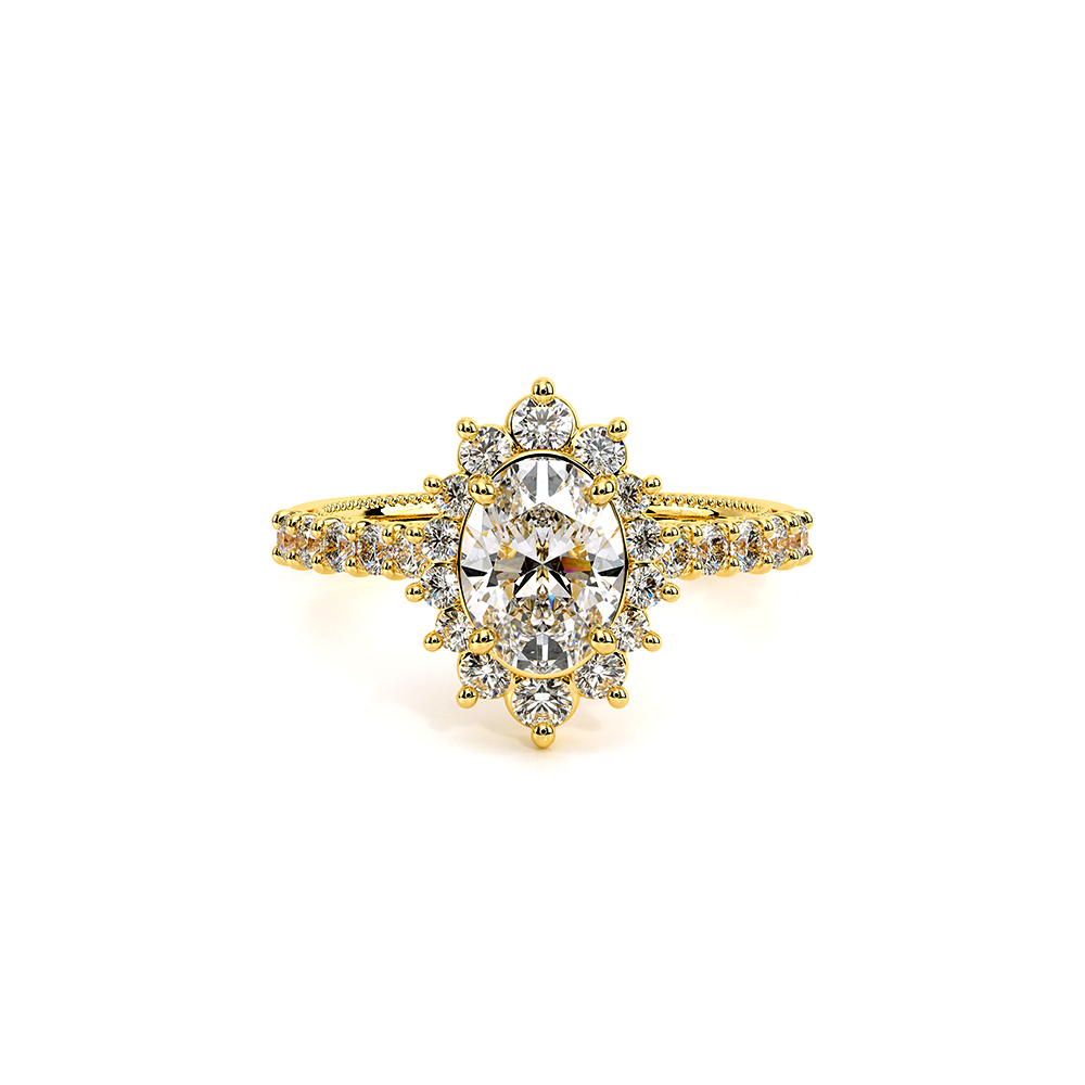 Verragio Halo Oval Engagement Ring
